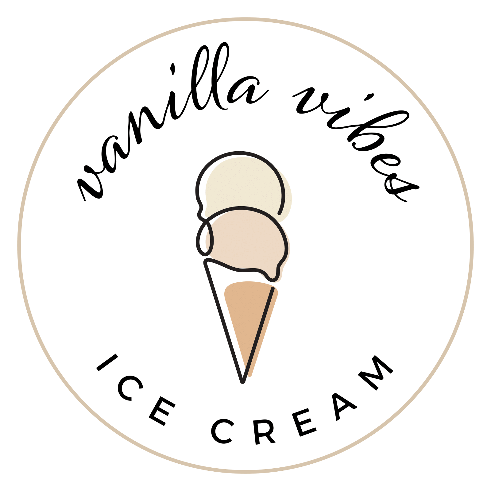 Vanilla Vibes Ice Cream